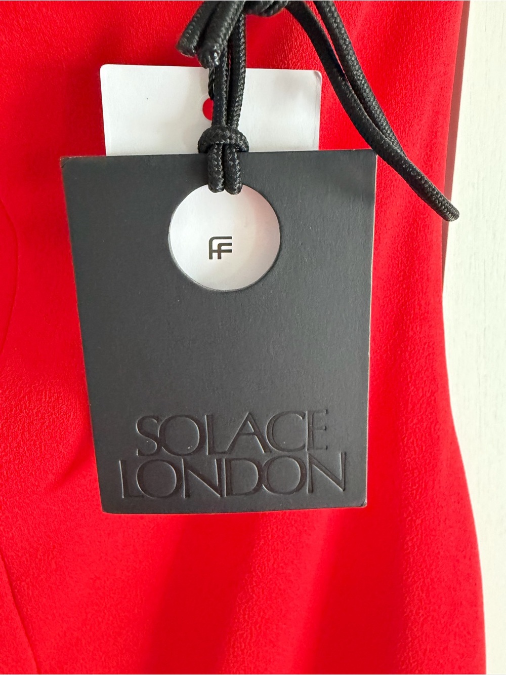 NWT Solace London Bysha Maxi Dress Ruby Red Strapless Size 4 - Picture 5 of 7
